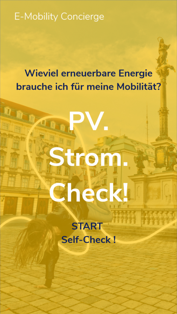 E-Mobility Concierge - Touch PV.Eigenstrom.Check